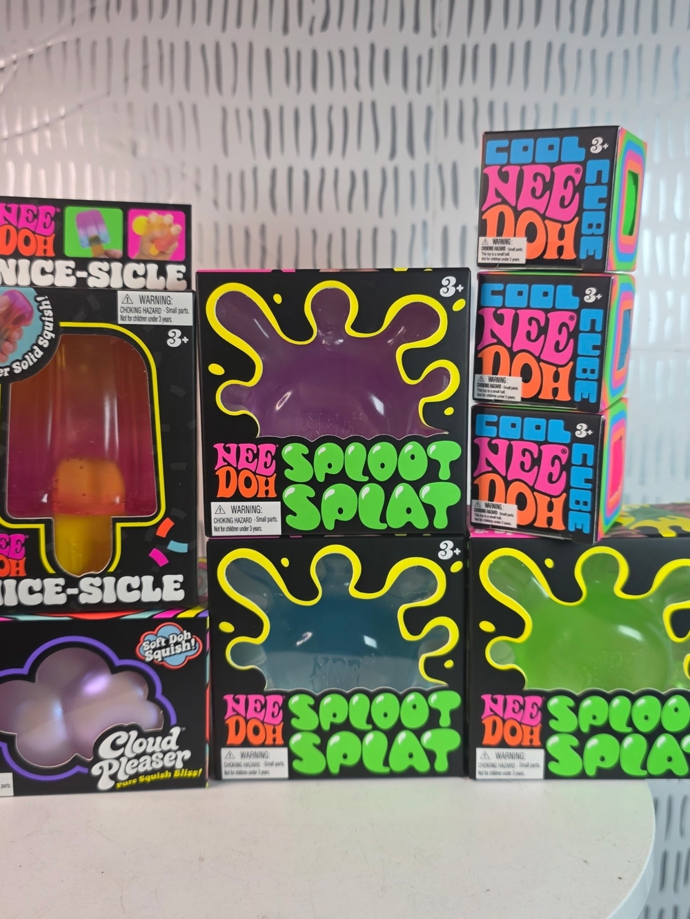 Nee Doh Sploot Splat Sensory Toy - Purple, Blue, Green